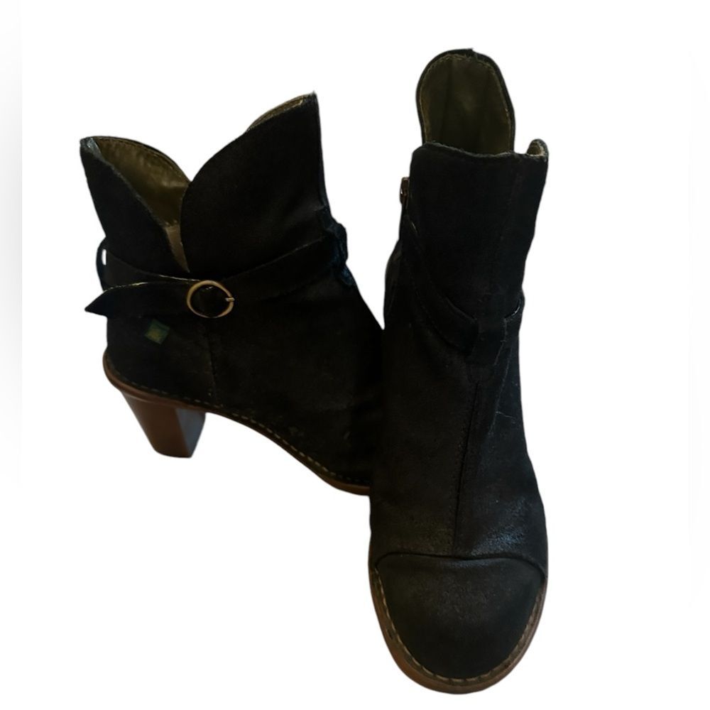 Womens El Naturalista Caminar Por La Vida Suede Boots Size 39
